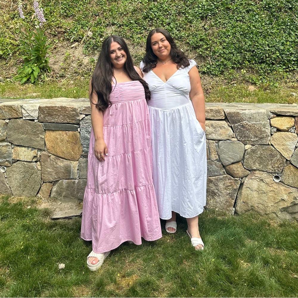 Poplin maxi dress